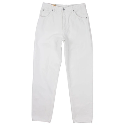 Pre-owned Edwin White Cotton Jeans