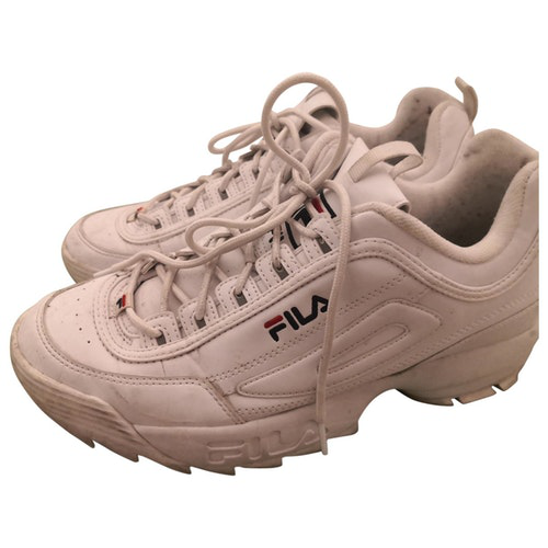 fila beige trainers