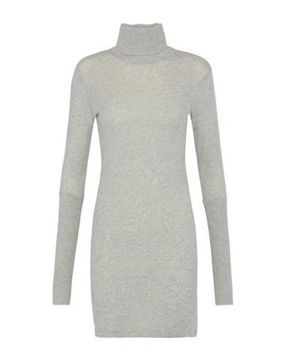 Shop Enza Costa Short Dresses In Grey