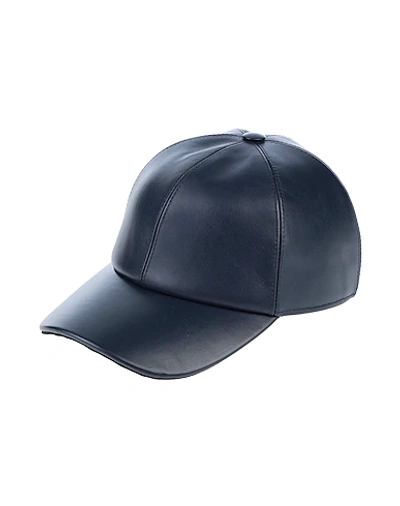 Shop Buscemi Hat In Dark Blue