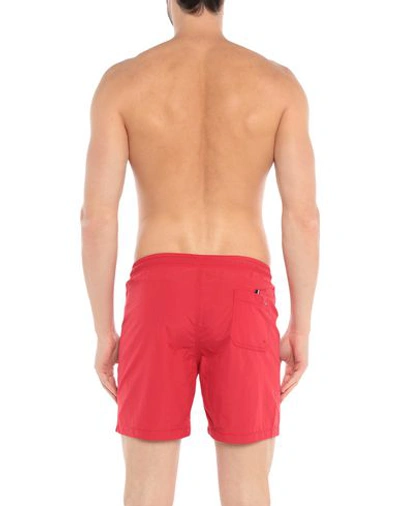 Shop Napapijri Villa 2 Man Swim Trunks Red Size S Polyamide