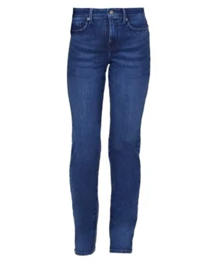 Shop Nydj Marilyn High-rise Straight Jeans In Habana