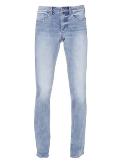 Shop Nydj Marilyn Mid-rise Straight Leg Jeans In Biscayne