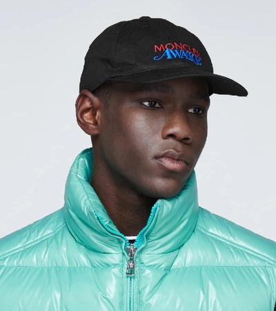 Shop Moncler Genius 2 Moncler 1952 & Awake Ny Baseball Hat In Black