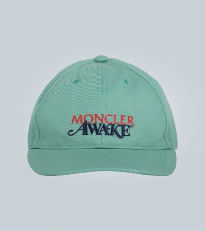 Shop Moncler Genius 2 Moncler 1952 & Awake Ny Baseball Hat In Green