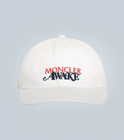 Shop Moncler Genius 2 Moncler 1952 & Awake Ny Baseball Hat In White
