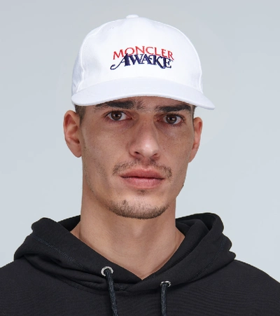 Shop Moncler Genius 2 Moncler 1952 & Awake Ny Baseball Hat In White