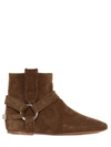ISABEL MARANT Etoile 30Mm Ralf Suede Wedge Ankle Boots, Khaki
