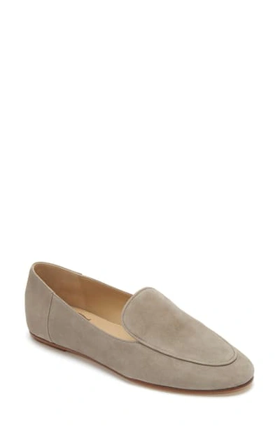Shop Etienne Aigner Camille Loafer In Stone Suede