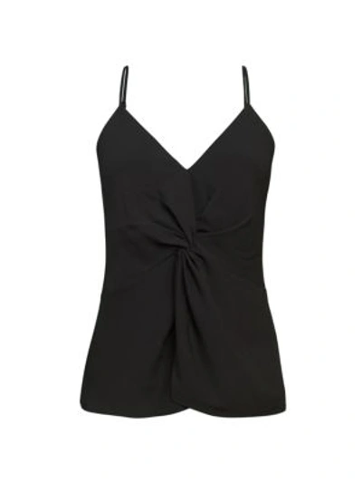 Shop Bailey44 Twisted-front Camisole In Black