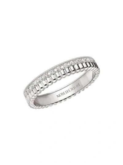 Shop Boucheron Women's Quatre Radiant Edition 18k White Gold & Diamond Wedding Ring In Diamond White Gold