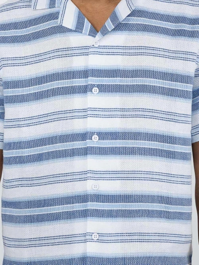 Shop Orlebarbrown Travis Stripe Polo