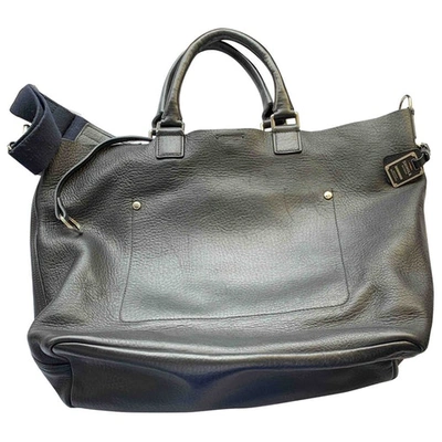 Pre-owned Shinola Leather Handbag In Black