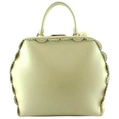 Pre-owned Simone Rocha Leather Handbag In Beige