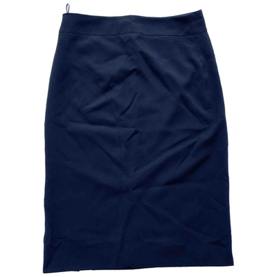 Pre-owned Moschino Black Cotton Skirt