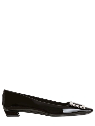 Roger Vivier Belle Vivier Patent Leather Pumps In Black