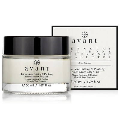 Shop Avant Skincare Intense Acne Battling And Purifying French Green Clay Mask 50ml