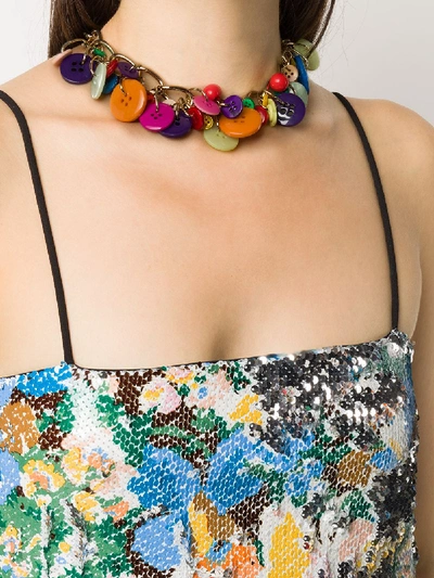 Shop M Missoni Chocker Necklace In Multicolor