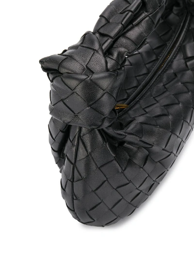 Shop Bottega Veneta Bv Jodie Leather Mini Bag In Black