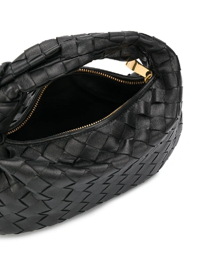 Shop Bottega Veneta Bv Jodie Leather Mini Bag In Black