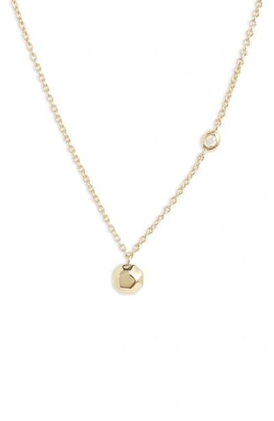 Shop Gorjana Power Birthstone Necklace In April - Diamond