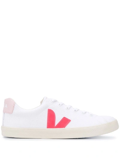 Shop Veja Esplar Se Lace-up Sneakers In White