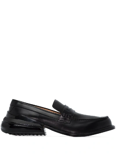 Shop Maison Margiela Airbag Loafers In Black