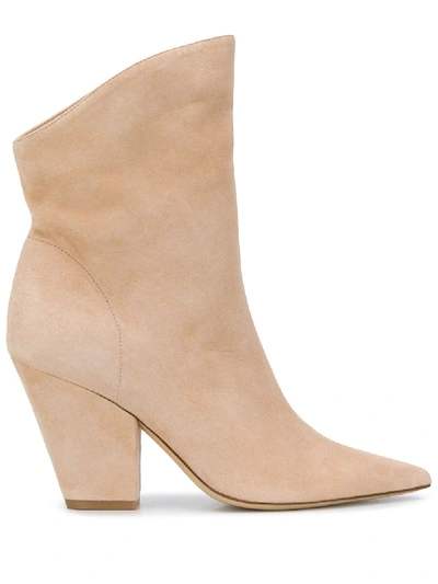 Shop Giuliano Galiano Alexa Ankle-boots In Neutrals