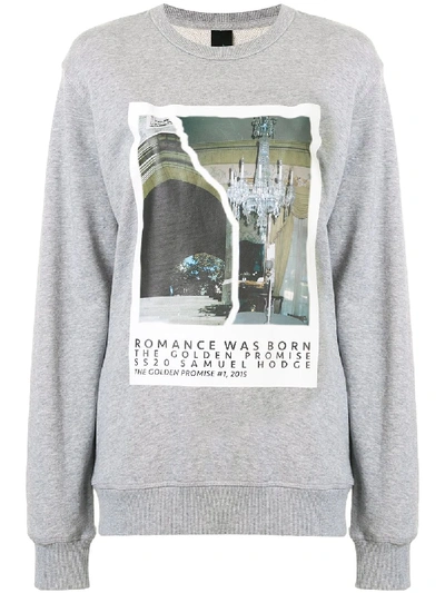 Shop Romance Was Born The Golden Promise #1 Sweatshirt In Grey