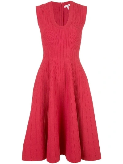 Shop Casasola Red Women's Knit Sleeveless Dress