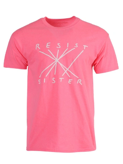 Shop Nico Vascellari Resist Sister T-shirt In Burgundy