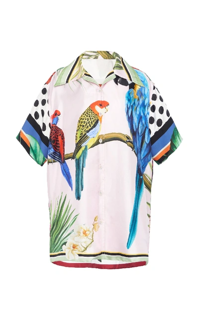 Shop Dolce & Gabbana Short Sleeved Printed Shirt
