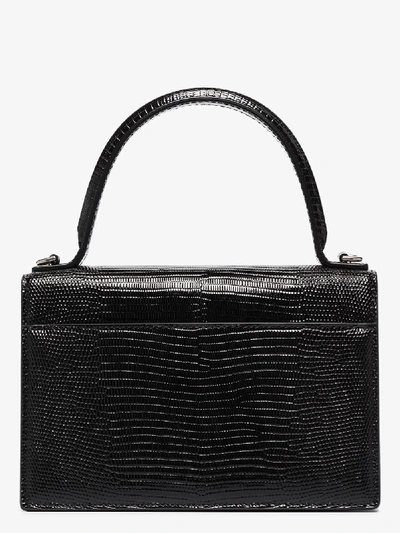 Shop Balenciaga Sharp Small Leather Bag In Black