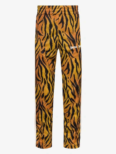Shop Palm Angels Track Trousers In Brown