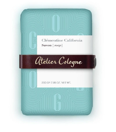 Shop Atelier Cologne Clémentine California Soap (200g) In White