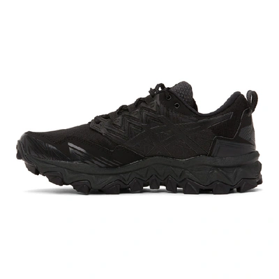 Shop Asics Black Gel-fujitrabuco 8 G-tx Sneakers In 001 Black