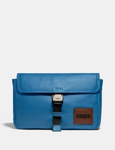 Shop Coach Pacer Belt Bag Crossbody With  Patch In Ji/pacific