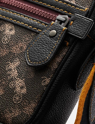 Shop Coach Dylan 10 With Horse And Carriage Print - Men's In Black Copper/black Brown