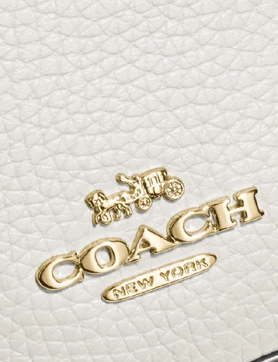 Shop Coach Belt Bag In Chalk/gold