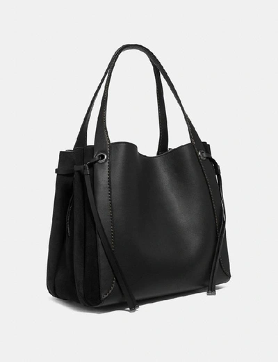 Shop Coach Harmony Hobo - Women's In Black/pewter