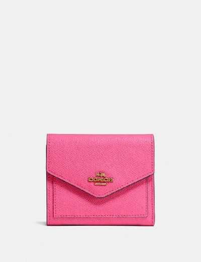 Shop Coach Small Wallet In B4/confetti Pink