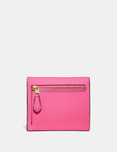 Shop Coach Small Wallet In B4/confetti Pink