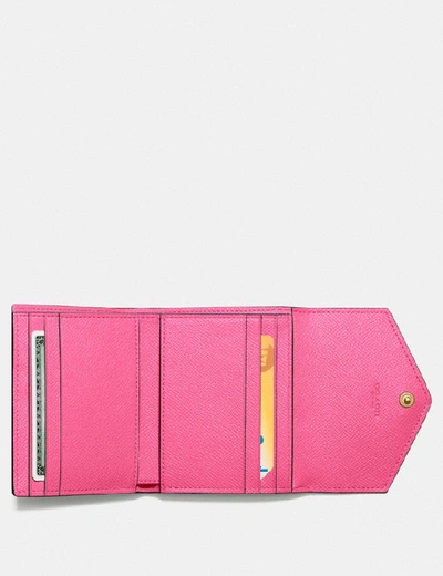 Shop Coach Small Wallet In B4/confetti Pink