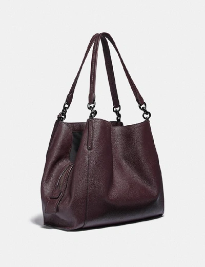 Shop Coach Dalton 31 In Oxblood/gunmetal