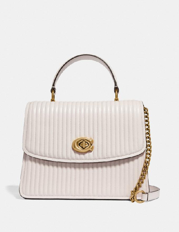 coach parker top handle bag