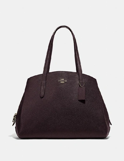 Shop Coach Charlie Carryall 40 - Women's In Gold/oxblood