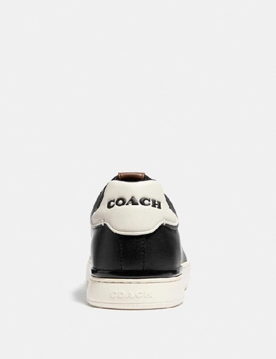 Shop Coach Lowline Low Top Sneaker In Black Chalk