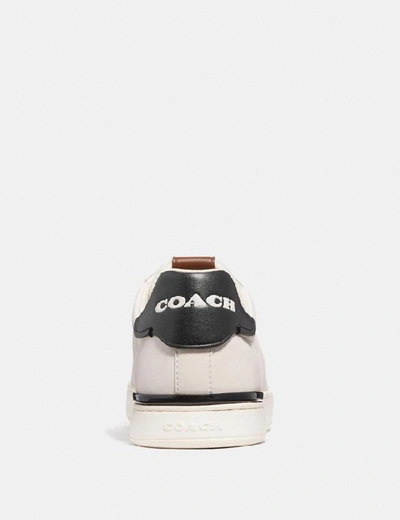 Shop Coach Lowline Low Top Sneaker In Chalk/black