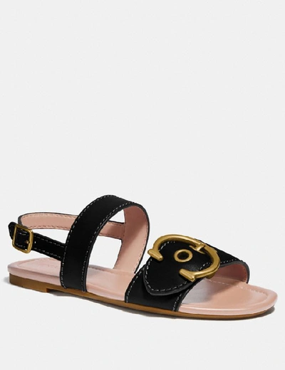 Shop Coach Jen Sandal - Women's In Black