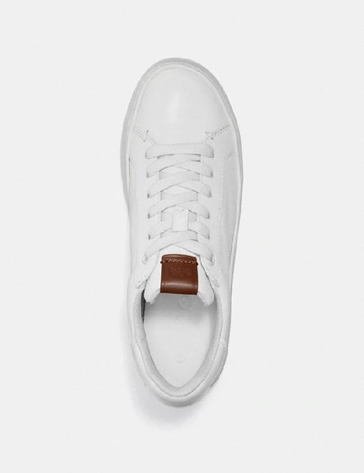 Shop Coach Lowline Luxe Low Top Sneaker In White